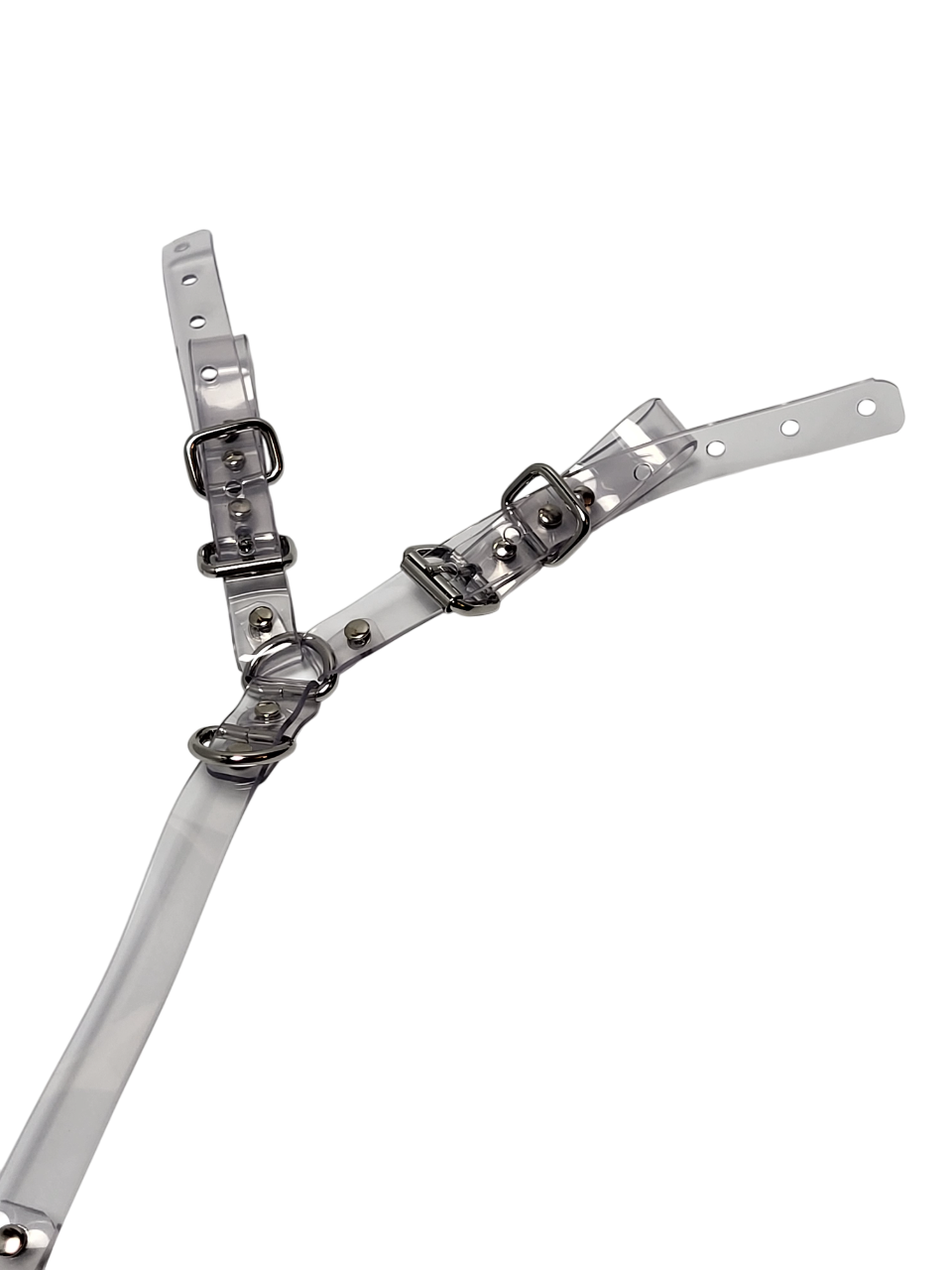 Harness Pink Ringgag PVC -Lockable -Vegan