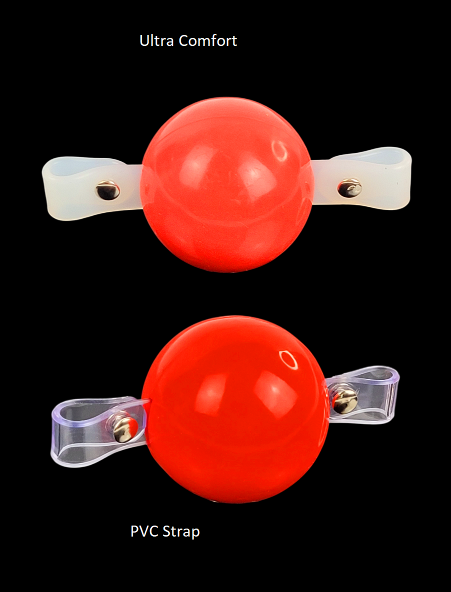 Additional ball for the 13 in 1 Harness ballgag in Clear PVC Vegan