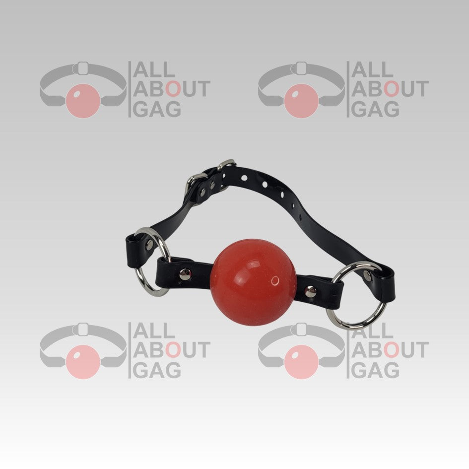 Ultra Comfort Ballgag with PVC black strap – Display Model (Photo Sample) – Used
