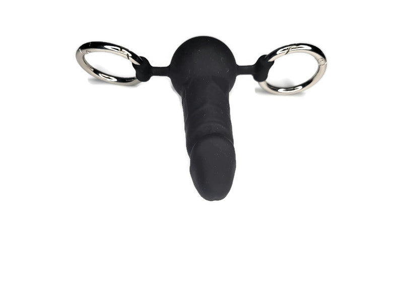 Additional attachment for the 13 in 1 Harness ballgag in black PVC Vegan