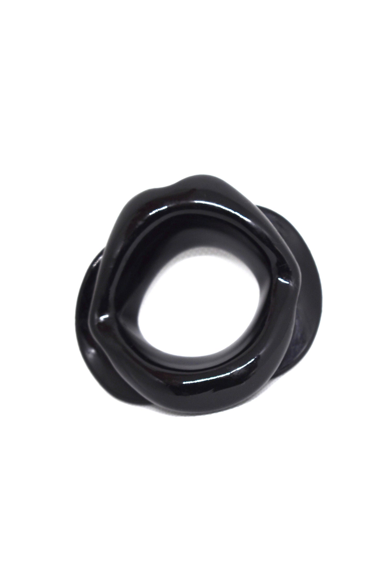 Silicone Mouth Black, Fetish Product, BDSM