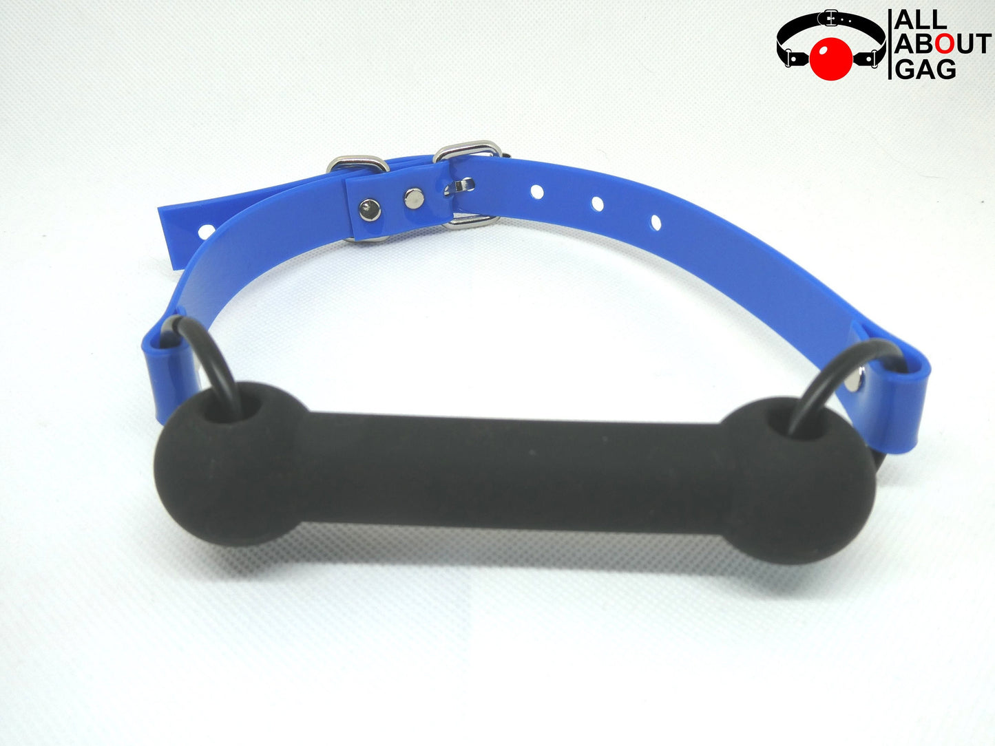 Bite gag with PVC strap -Lockable - Vegan