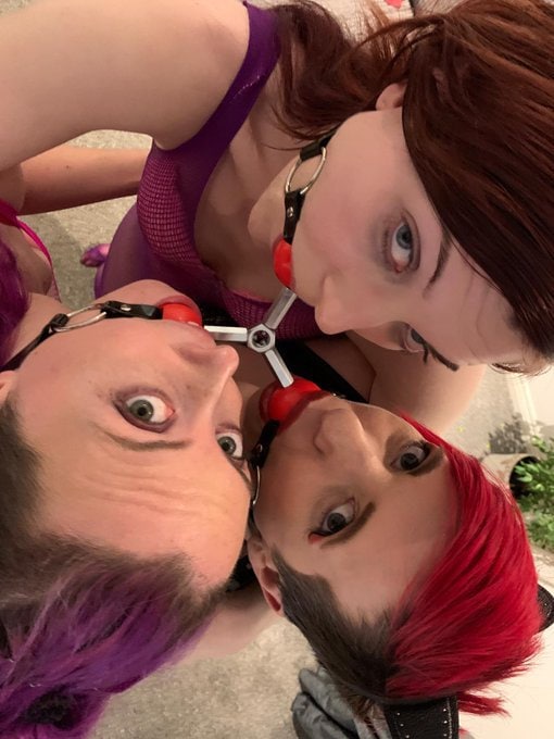 Triple ballgag -Lockable - Vegan