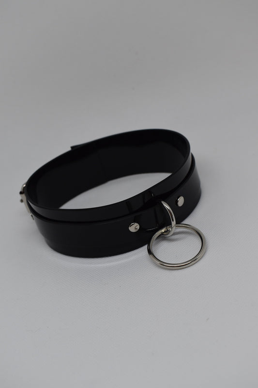 Black PVC neck collar