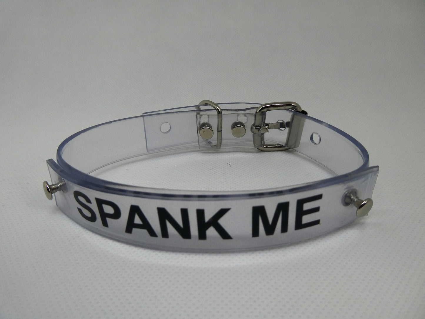 Clear thin neck collar