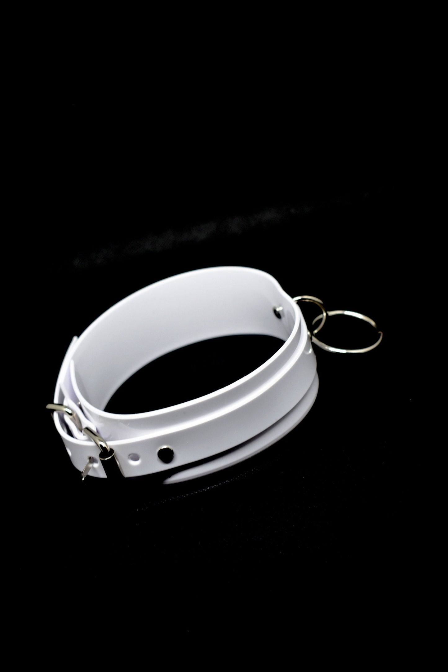 White PVC neck collar