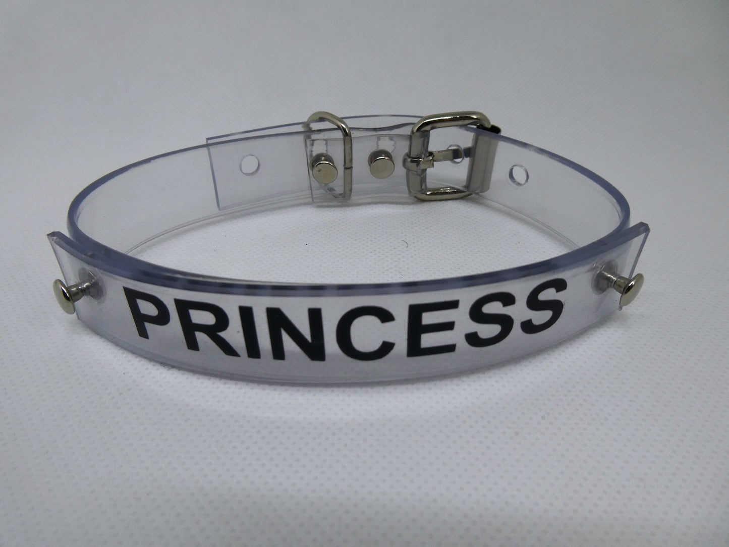 Clear thin neck collar