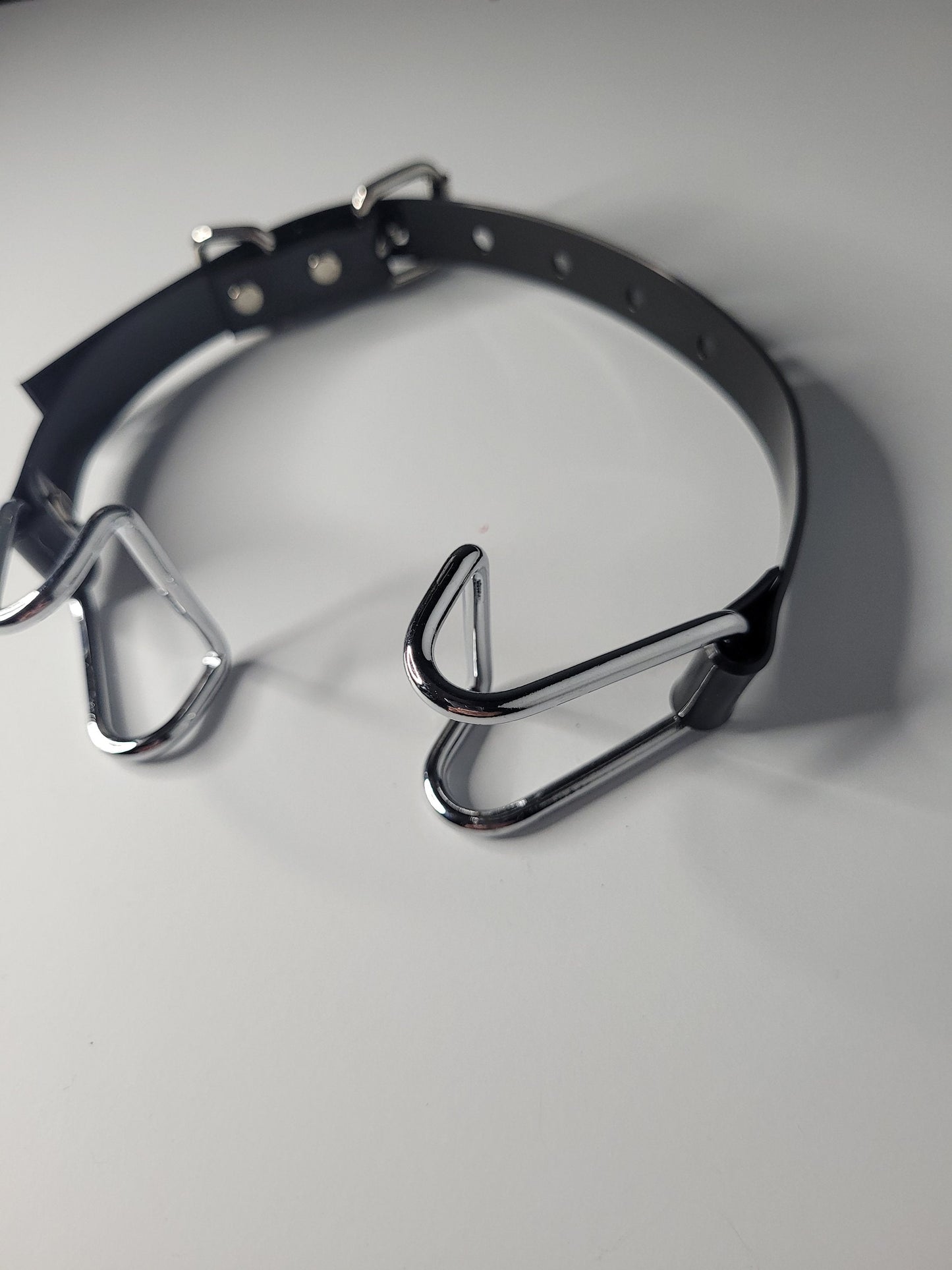 Mouth spreader with PVC strap