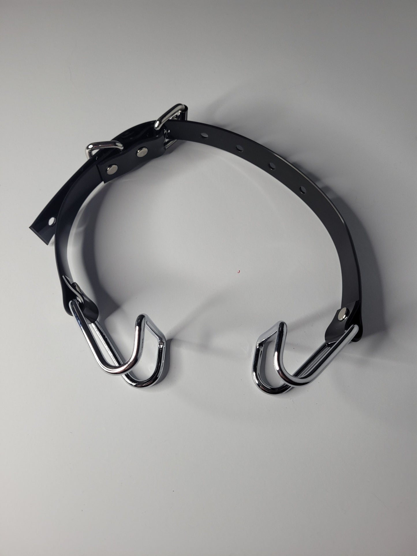 Mouth spreader with PVC strap