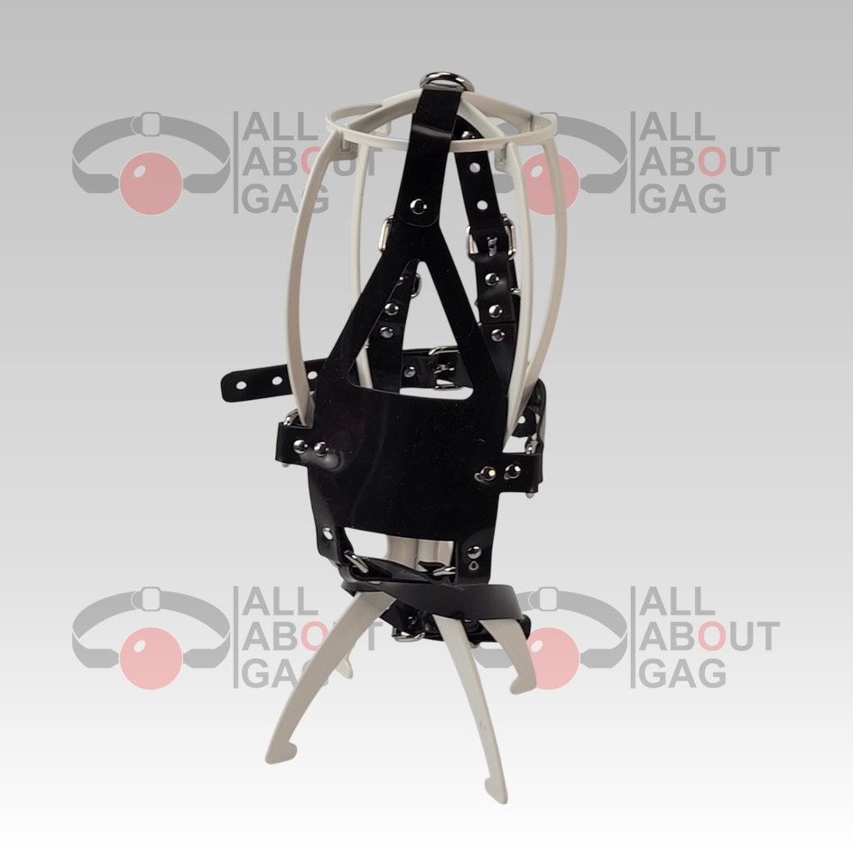 FULL Silicone Black muzzle ballgag