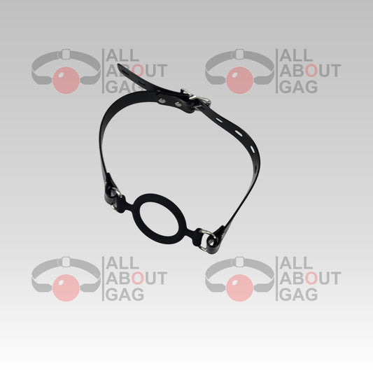 Ring gag with black PVC Strap -Lockable – Display Model (Photo Sample) – Used