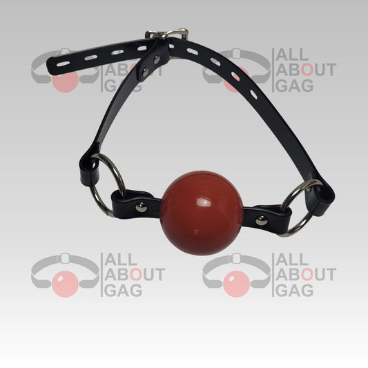 Halloween Special dark orange/red ballgag