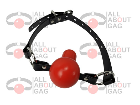 Tongue depressor Ballgag Silicone PVC Black strap Lockable