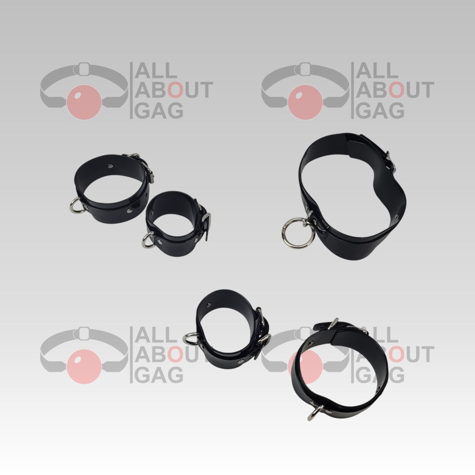 Black PVC Cuff and collar set – Unclamed order