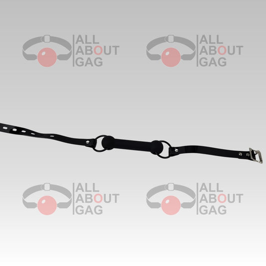 Bite gag with black PVC strap -Lockable – Display Model (Photo Sample) – Used