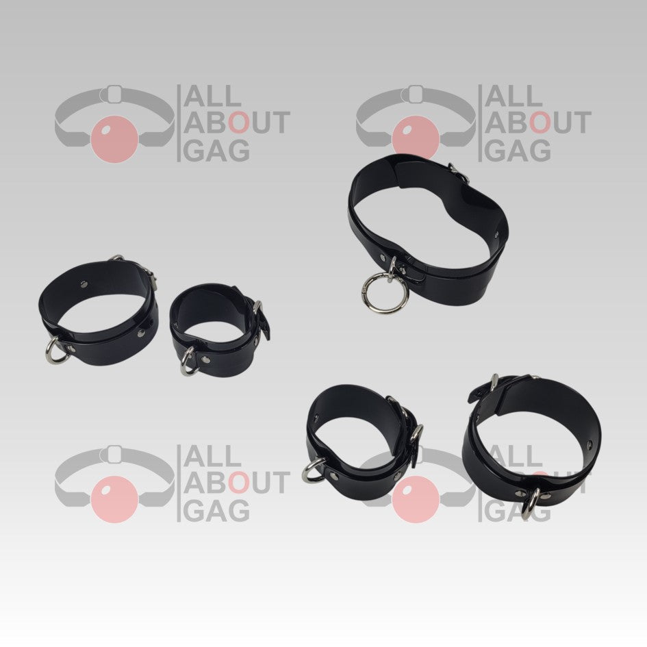 Black PVC Cuff and collar set – Unclamed order