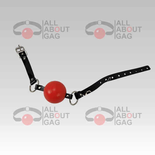 Limited Series 60 mm Red silicone Ballgag  – Display Model (Photo Sample) – Used