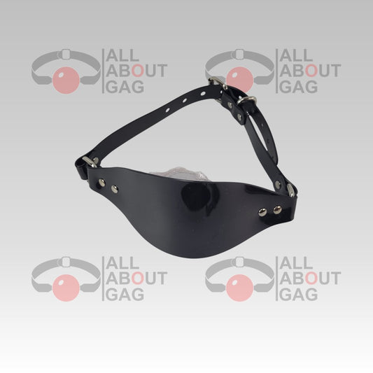 Ball Gag Panel Gag Type 2 in black PVC – Unclamed order