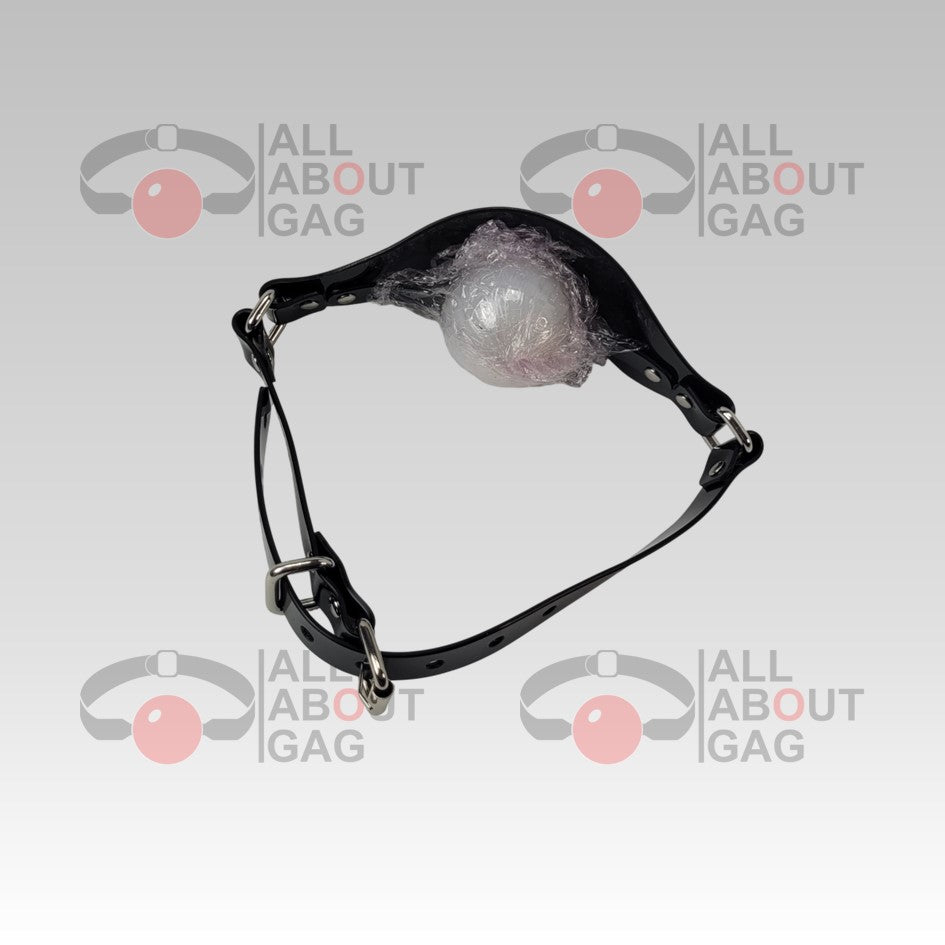 Ball Gag Panel Gag Type 2 in black PVC – Unclamed order