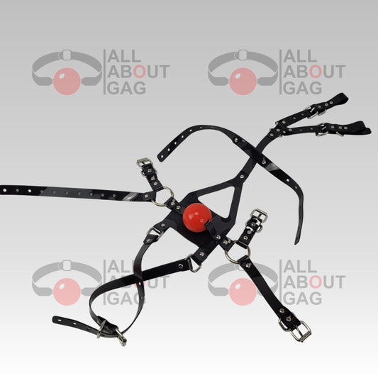 Black PVC muzzle ballgag EVO – Display Model (Photo Sample) – Used