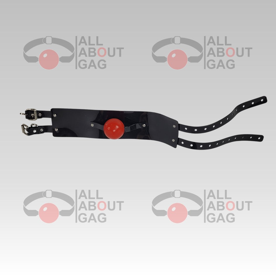 Huge Panel Gag Type 3 in black PVC