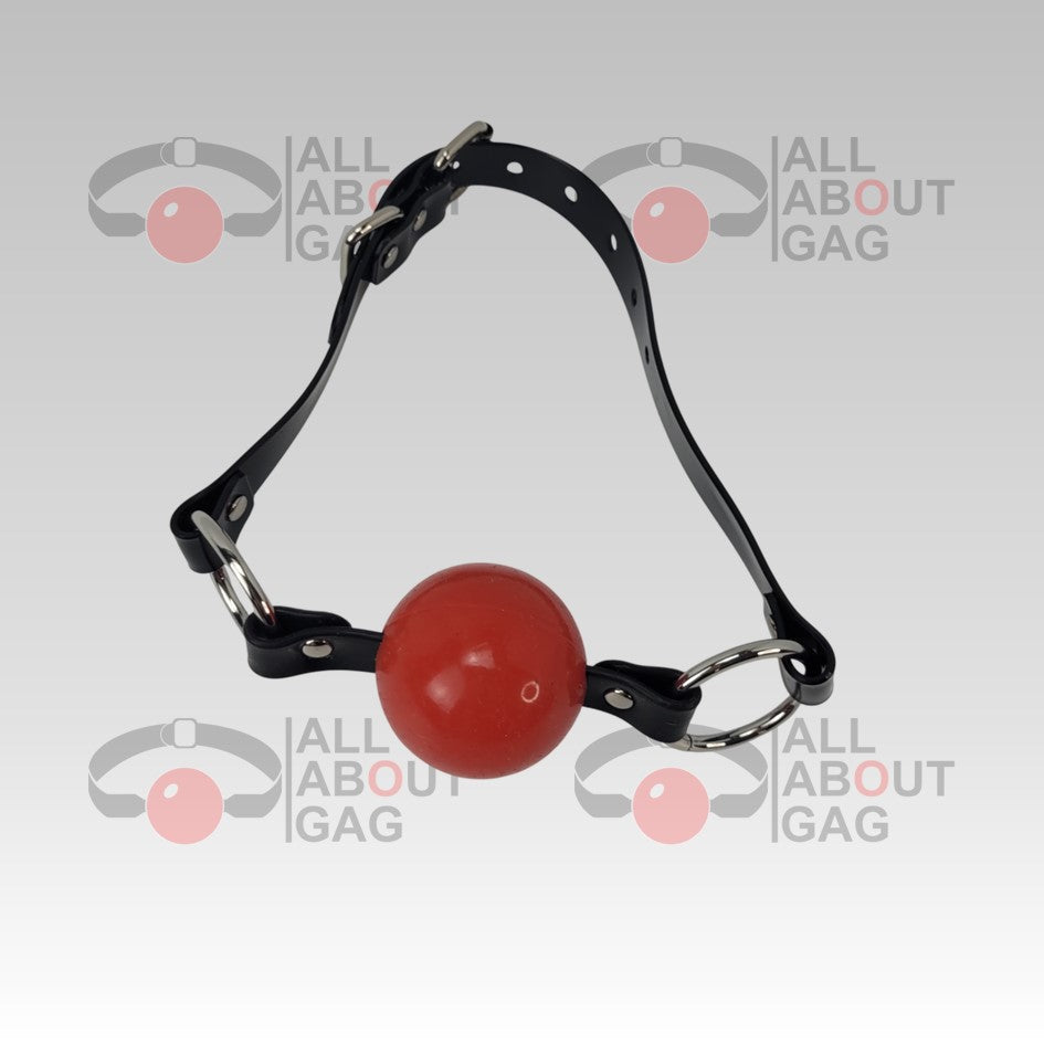Ultra Comfort Ballgag with PVC black strap – Display Model (Photo Sample) – Used