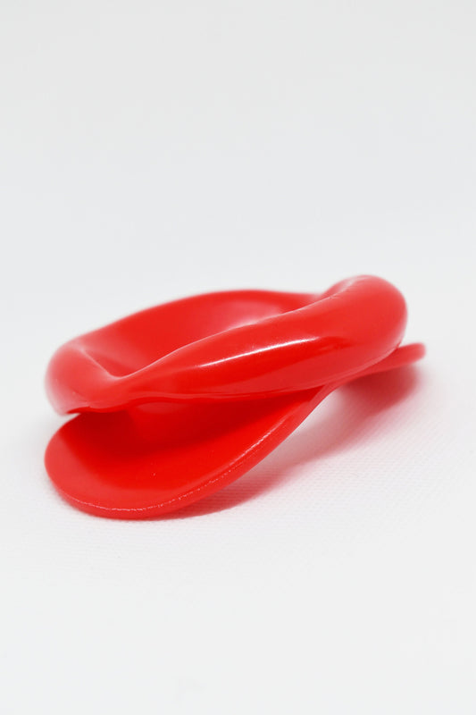 Silicone Mouth Red, Fetish Product, BDSM
