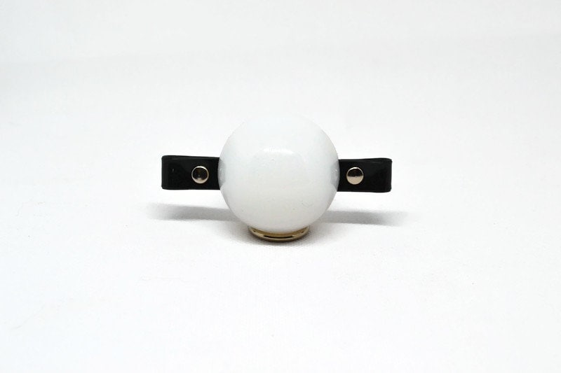 Additional ball for the 13 in 1 Harness ballgag in black PVC Vegan